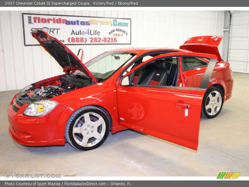 Victory Red / Ebony/Red 2007 Chevrolet Cobalt SS Supercharged Coupe