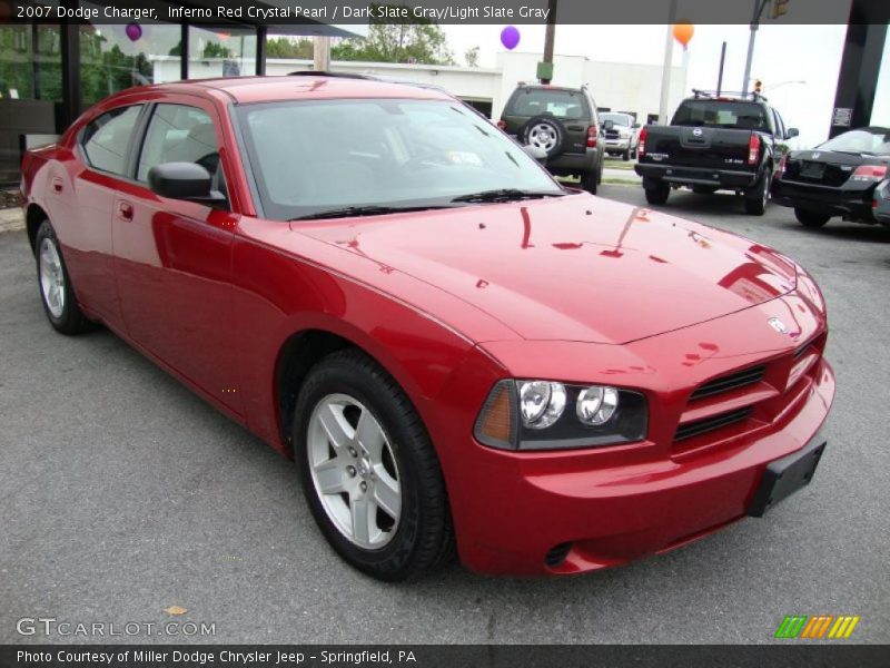 Inferno Red Crystal Pearl / Dark Slate Gray/Light Slate Gray 2007 Dodge Charger