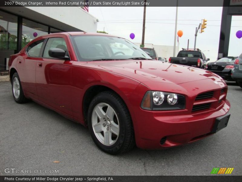Inferno Red Crystal Pearl / Dark Slate Gray/Light Slate Gray 2007 Dodge Charger