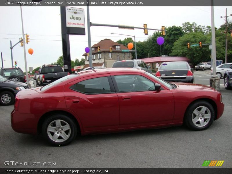Inferno Red Crystal Pearl / Dark Slate Gray/Light Slate Gray 2007 Dodge Charger