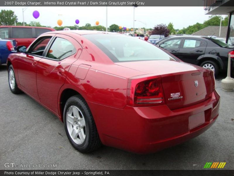 Inferno Red Crystal Pearl / Dark Slate Gray/Light Slate Gray 2007 Dodge Charger