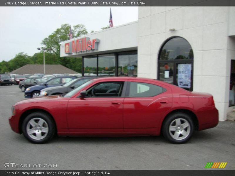 Inferno Red Crystal Pearl / Dark Slate Gray/Light Slate Gray 2007 Dodge Charger