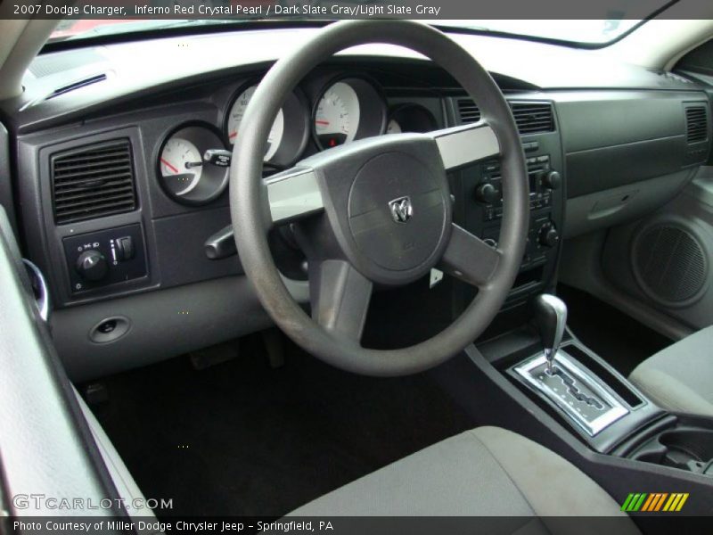 Inferno Red Crystal Pearl / Dark Slate Gray/Light Slate Gray 2007 Dodge Charger