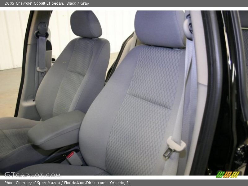 Black / Gray 2009 Chevrolet Cobalt LT Sedan