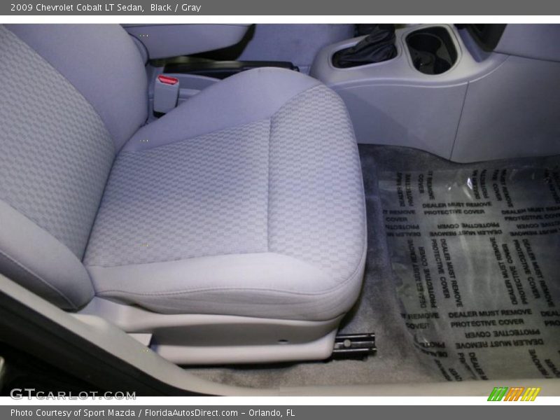 Black / Gray 2009 Chevrolet Cobalt LT Sedan