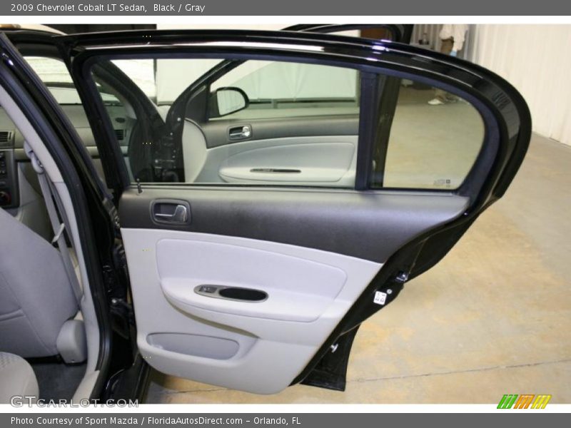 Black / Gray 2009 Chevrolet Cobalt LT Sedan