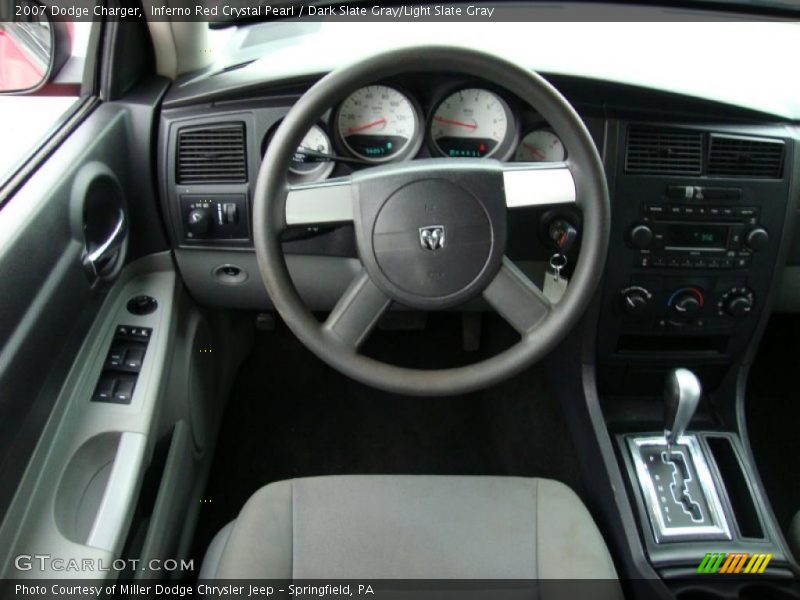 Inferno Red Crystal Pearl / Dark Slate Gray/Light Slate Gray 2007 Dodge Charger