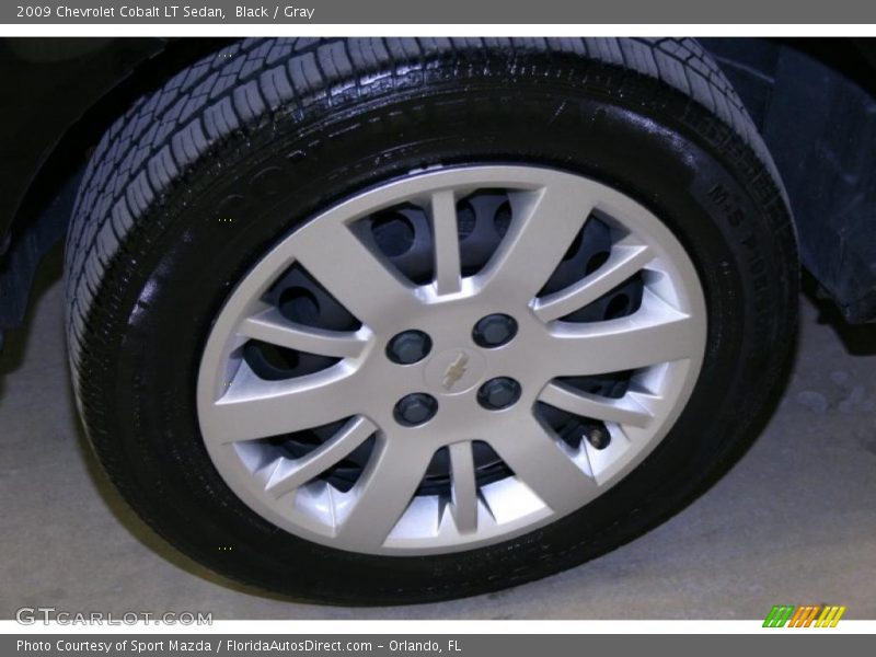 Black / Gray 2009 Chevrolet Cobalt LT Sedan