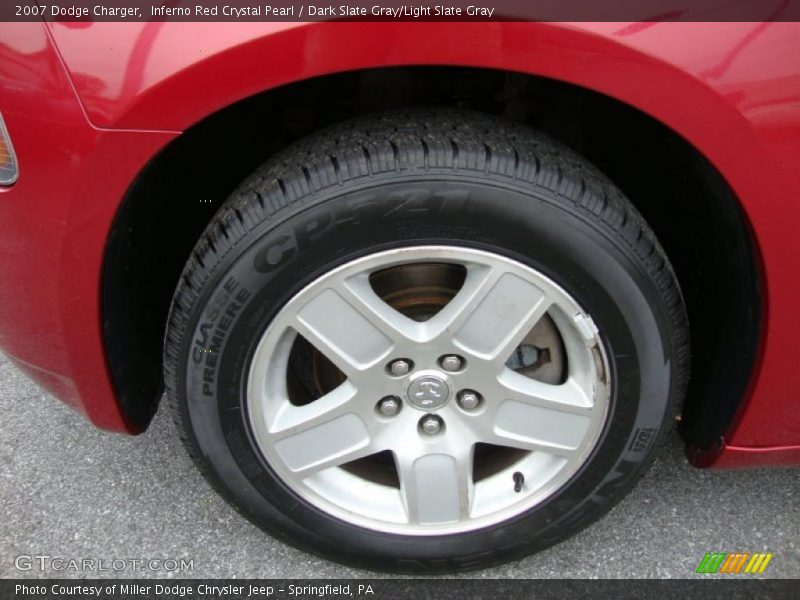 Inferno Red Crystal Pearl / Dark Slate Gray/Light Slate Gray 2007 Dodge Charger