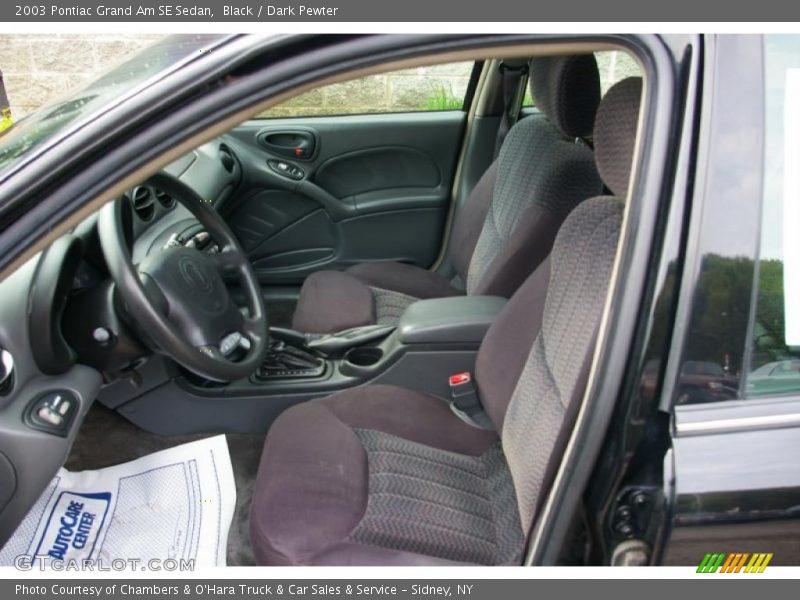Black / Dark Pewter 2003 Pontiac Grand Am SE Sedan