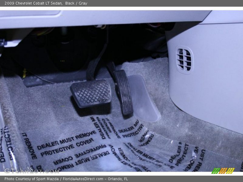 Black / Gray 2009 Chevrolet Cobalt LT Sedan