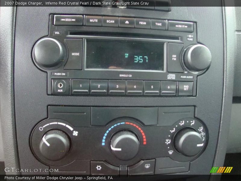 Inferno Red Crystal Pearl / Dark Slate Gray/Light Slate Gray 2007 Dodge Charger