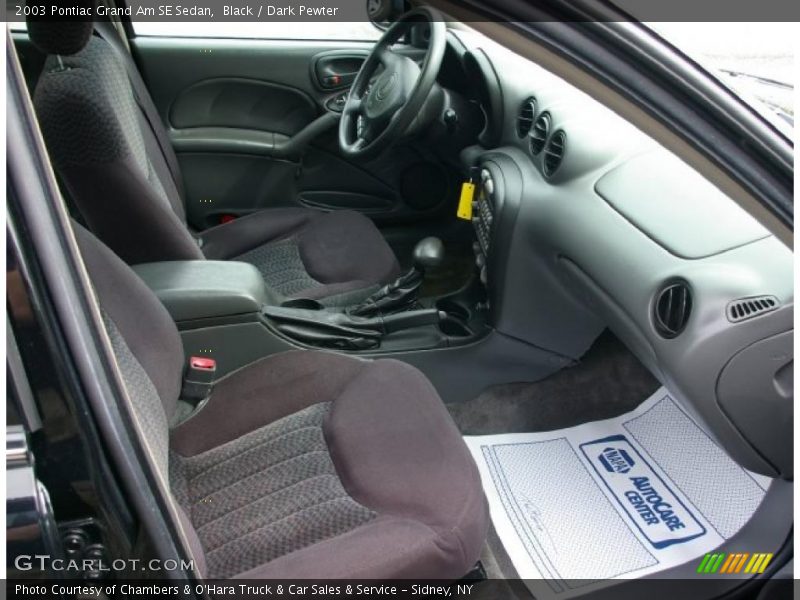 Black / Dark Pewter 2003 Pontiac Grand Am SE Sedan