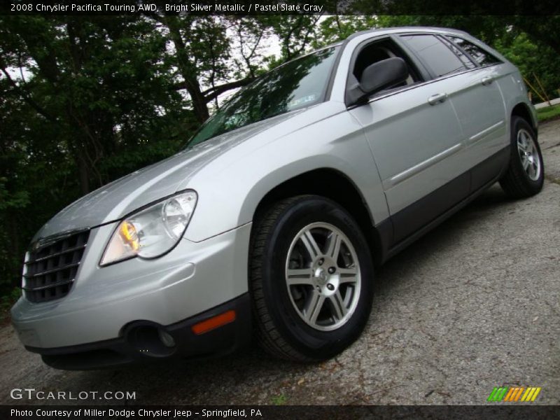 Bright Silver Metallic / Pastel Slate Gray 2008 Chrysler Pacifica Touring AWD