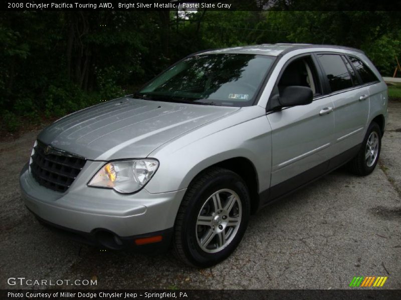 Bright Silver Metallic / Pastel Slate Gray 2008 Chrysler Pacifica Touring AWD