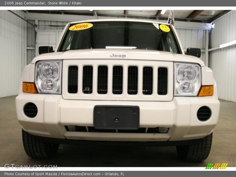 Stone White / Khaki 2006 Jeep Commander