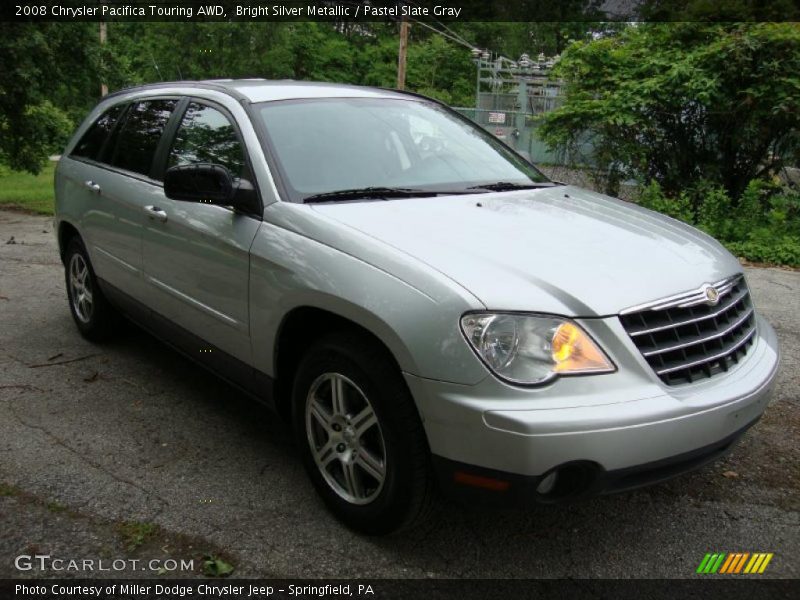 Bright Silver Metallic / Pastel Slate Gray 2008 Chrysler Pacifica Touring AWD