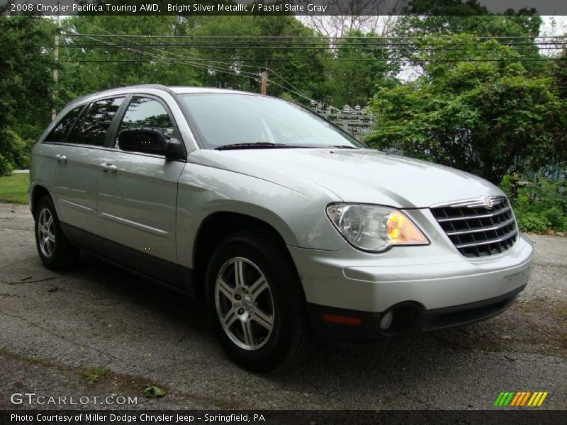 Bright Silver Metallic / Pastel Slate Gray 2008 Chrysler Pacifica Touring AWD