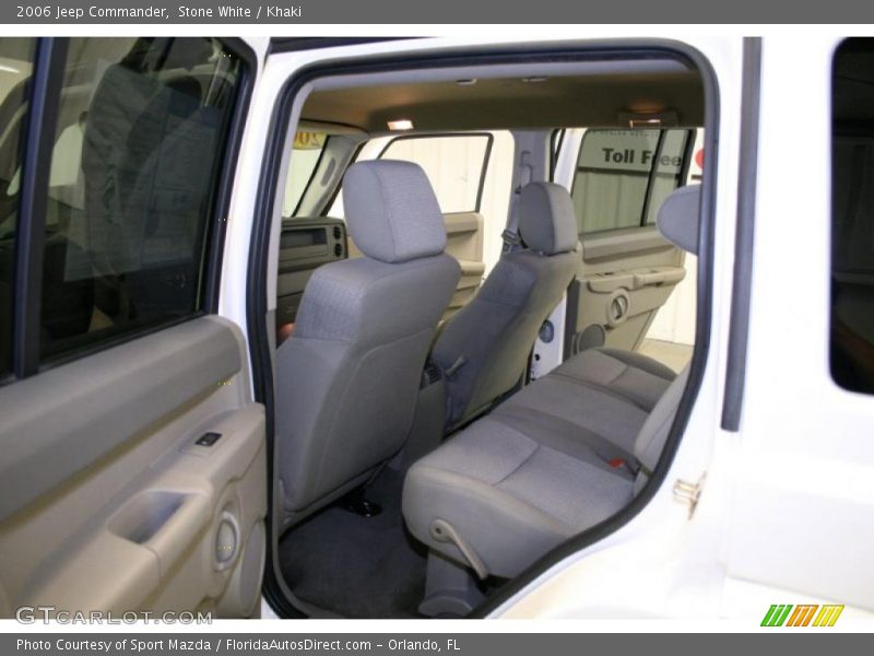 Stone White / Khaki 2006 Jeep Commander
