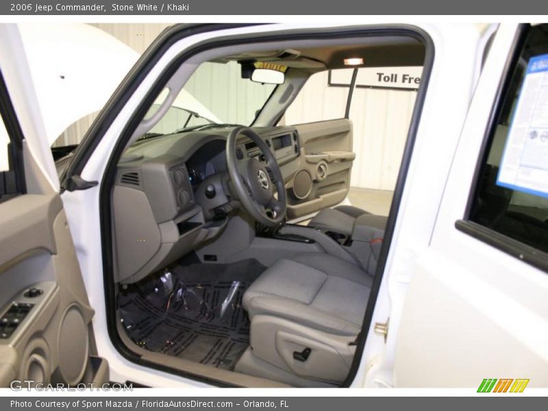 Stone White / Khaki 2006 Jeep Commander