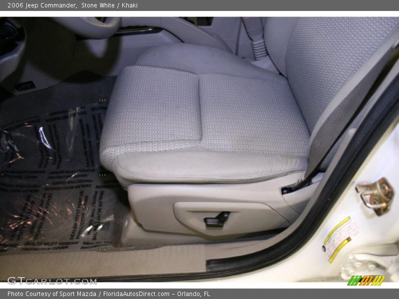 Stone White / Khaki 2006 Jeep Commander