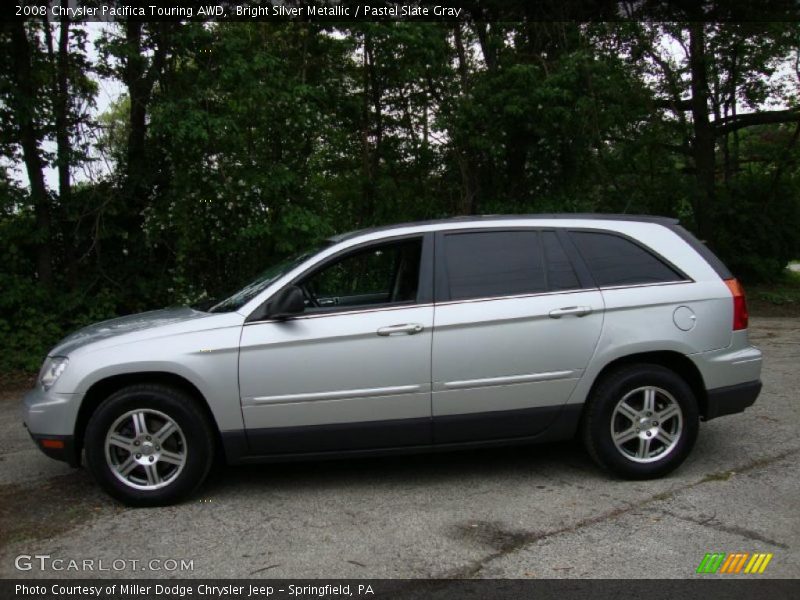 Bright Silver Metallic / Pastel Slate Gray 2008 Chrysler Pacifica Touring AWD