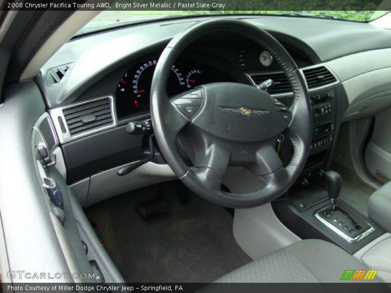 Bright Silver Metallic / Pastel Slate Gray 2008 Chrysler Pacifica Touring AWD