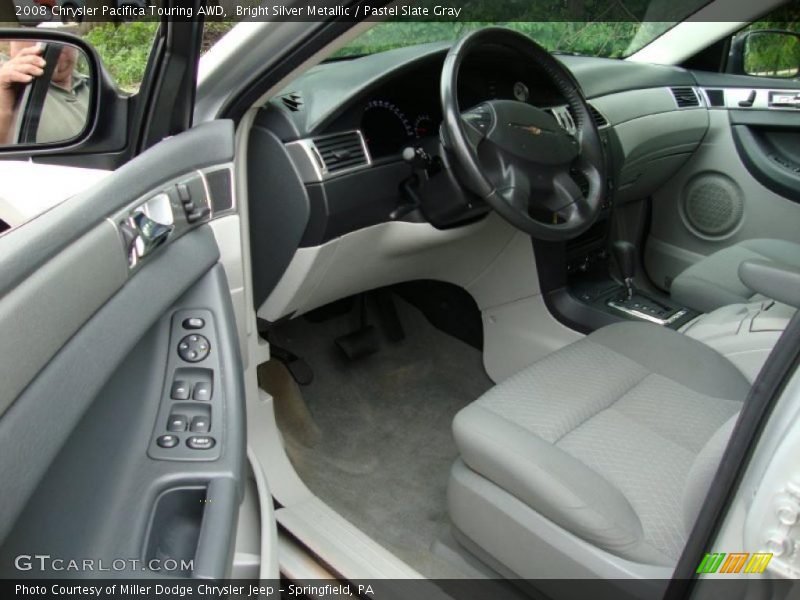 Bright Silver Metallic / Pastel Slate Gray 2008 Chrysler Pacifica Touring AWD