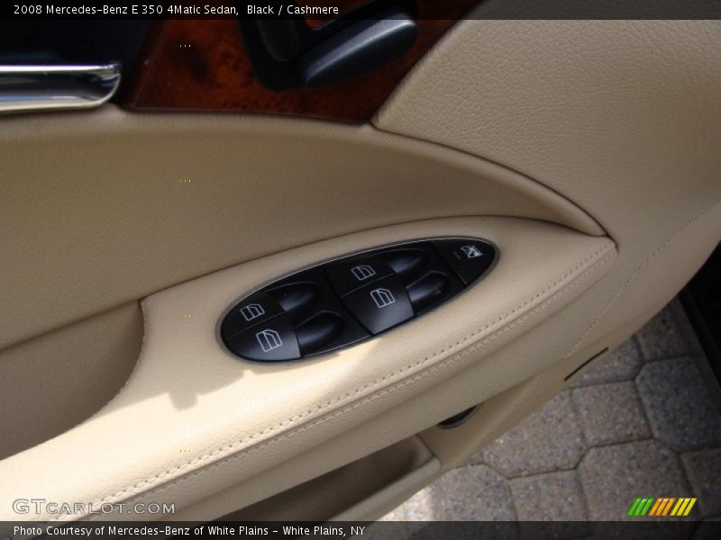 Black / Cashmere 2008 Mercedes-Benz E 350 4Matic Sedan