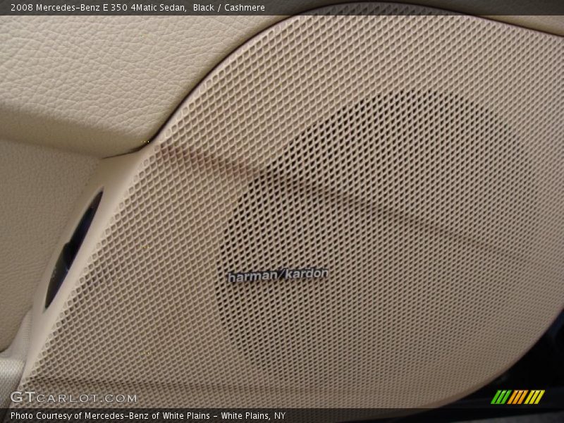 Black / Cashmere 2008 Mercedes-Benz E 350 4Matic Sedan