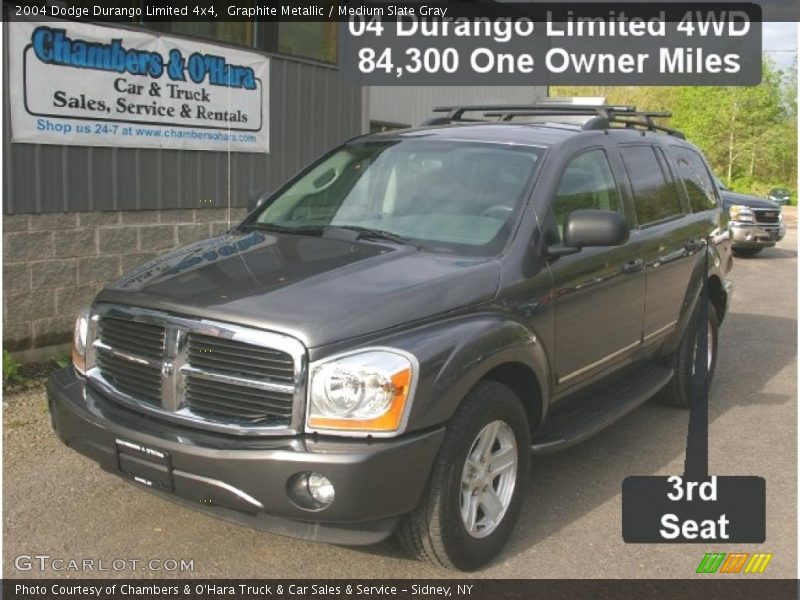 Graphite Metallic / Medium Slate Gray 2004 Dodge Durango Limited 4x4