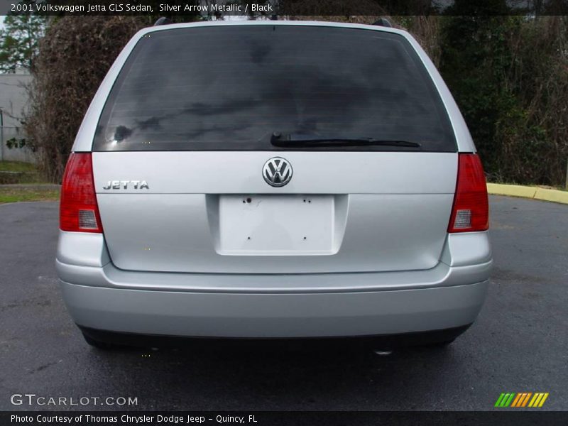 Silver Arrow Metallic / Black 2001 Volkswagen Jetta GLS Sedan