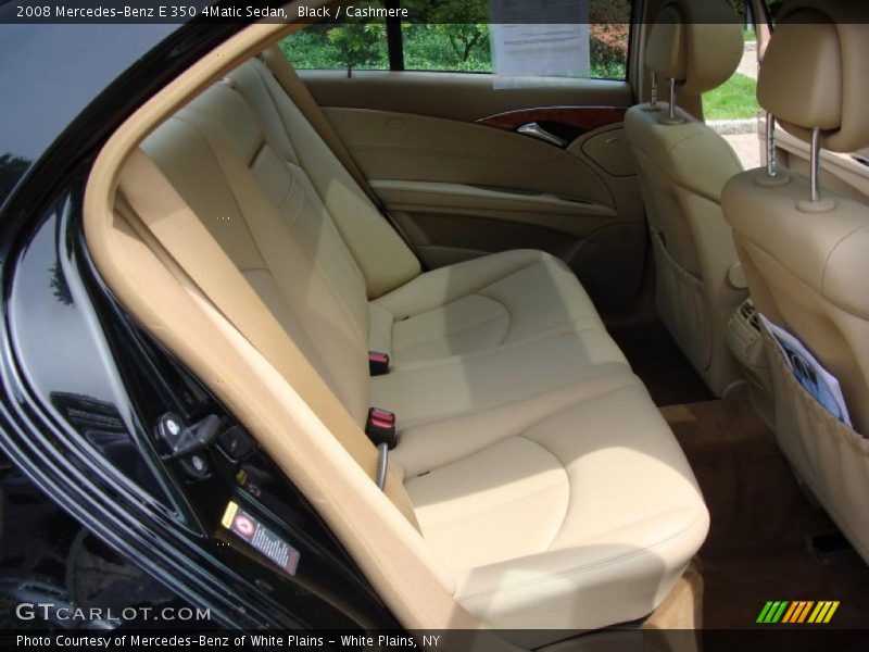 Black / Cashmere 2008 Mercedes-Benz E 350 4Matic Sedan