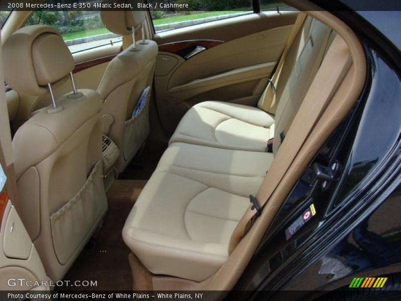 Black / Cashmere 2008 Mercedes-Benz E 350 4Matic Sedan