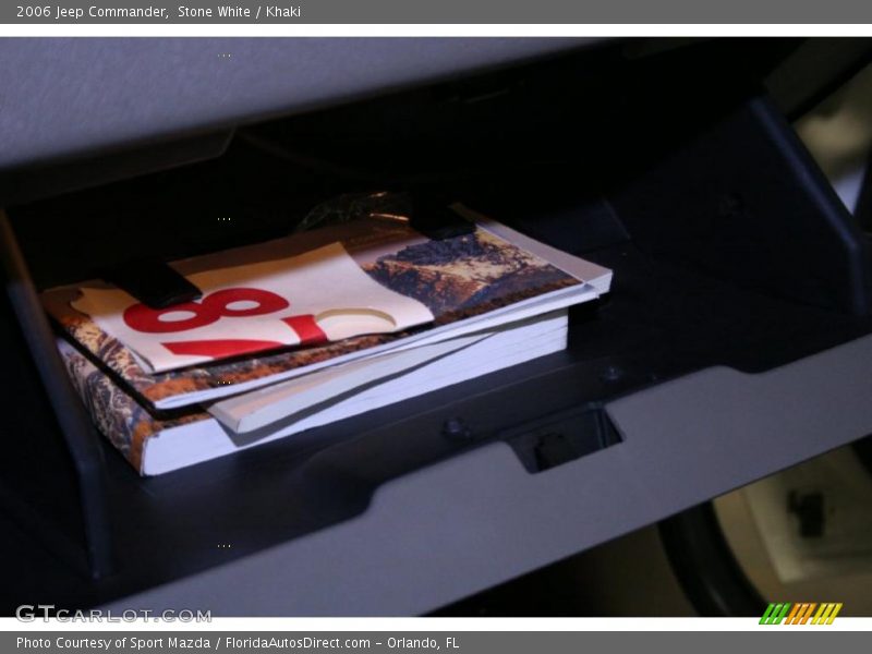 Stone White / Khaki 2006 Jeep Commander