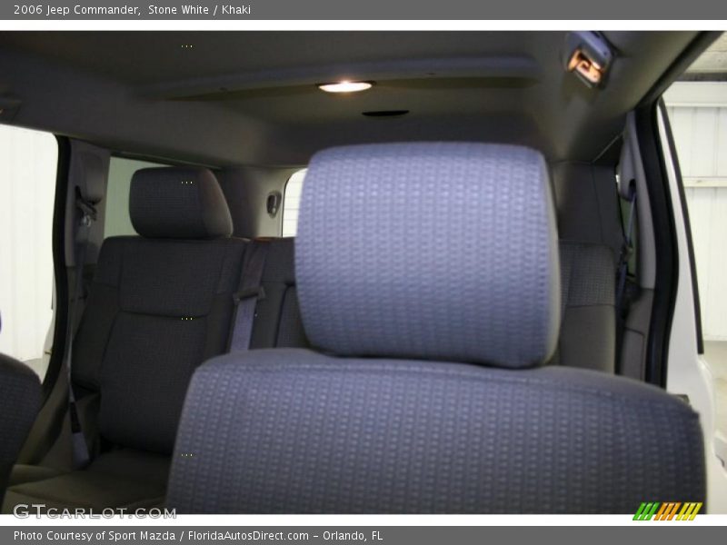 Stone White / Khaki 2006 Jeep Commander