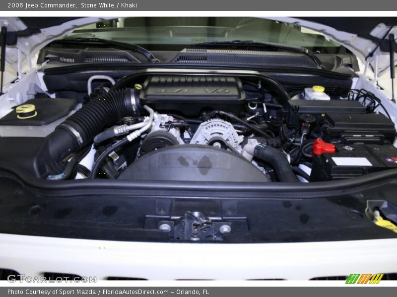 Stone White / Khaki 2006 Jeep Commander