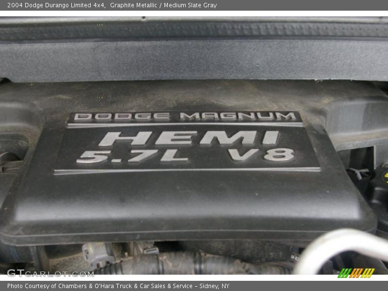 Graphite Metallic / Medium Slate Gray 2004 Dodge Durango Limited 4x4