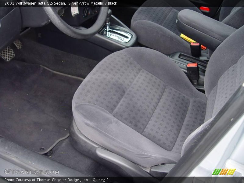 Silver Arrow Metallic / Black 2001 Volkswagen Jetta GLS Sedan