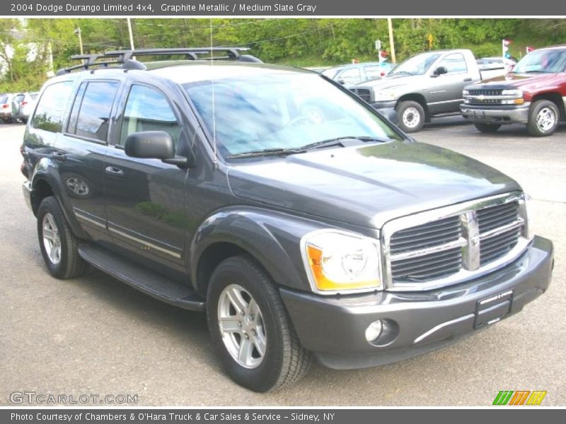 Graphite Metallic / Medium Slate Gray 2004 Dodge Durango Limited 4x4