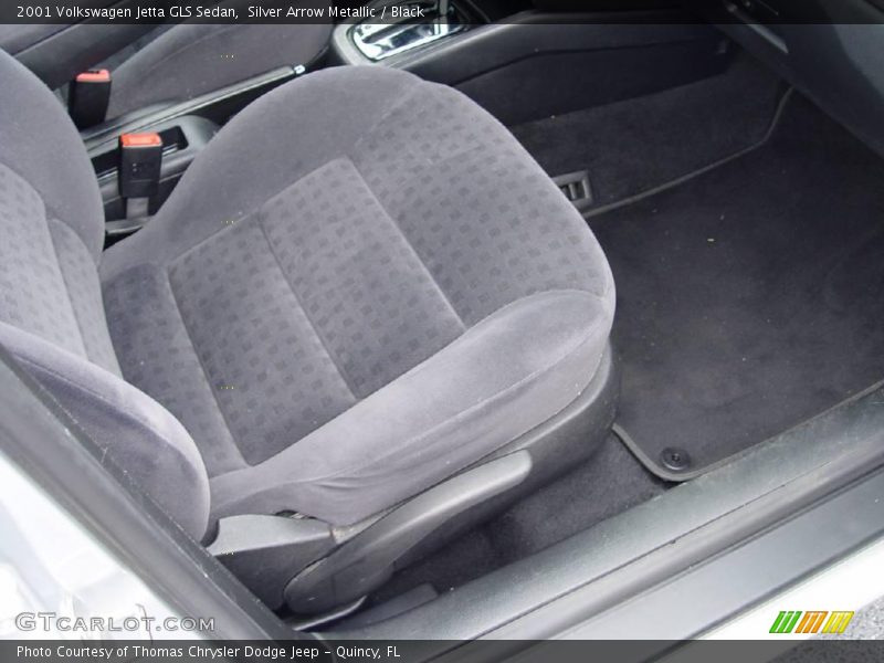 Silver Arrow Metallic / Black 2001 Volkswagen Jetta GLS Sedan