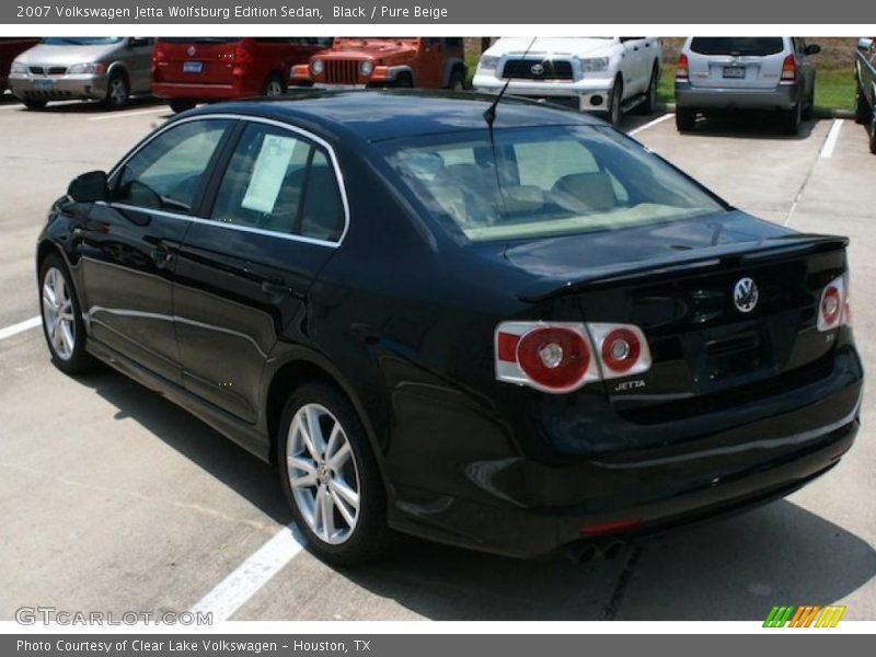 Black / Pure Beige 2007 Volkswagen Jetta Wolfsburg Edition Sedan