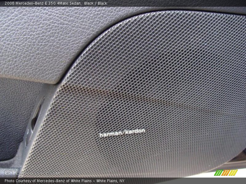 Black / Black 2008 Mercedes-Benz E 350 4Matic Sedan