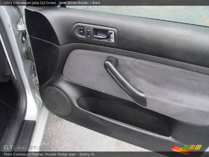 Silver Arrow Metallic / Black 2001 Volkswagen Jetta GLS Sedan
