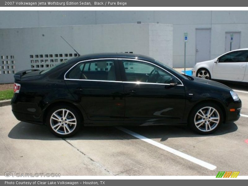 Black / Pure Beige 2007 Volkswagen Jetta Wolfsburg Edition Sedan