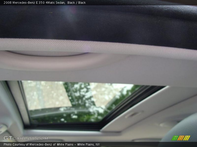 Black / Black 2008 Mercedes-Benz E 350 4Matic Sedan