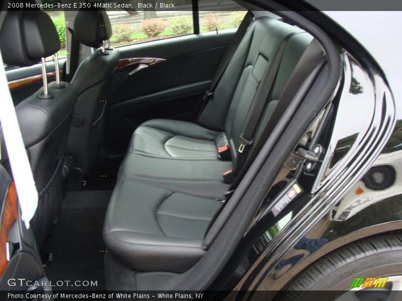 Black / Black 2008 Mercedes-Benz E 350 4Matic Sedan