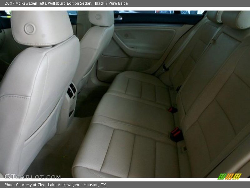 Black / Pure Beige 2007 Volkswagen Jetta Wolfsburg Edition Sedan