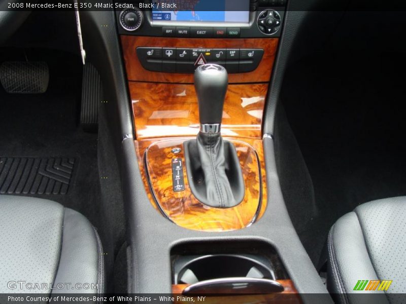 Black / Black 2008 Mercedes-Benz E 350 4Matic Sedan