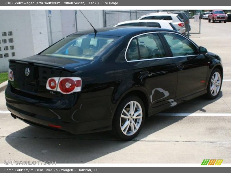 Black / Pure Beige 2007 Volkswagen Jetta Wolfsburg Edition Sedan